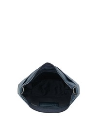dunkeltürkise Shopper Tasche aus Leder von Marc O'Polo