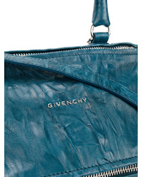 dunkeltürkise Shopper Tasche aus Leder von Givenchy