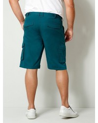 dunkeltürkise Shorts von Men Plus by HAPPYsize