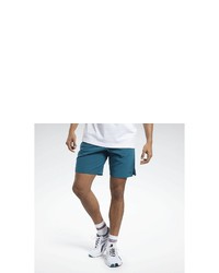 dunkeltürkise Sportshorts von Reebok