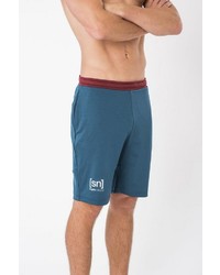 dunkeltürkise Sportshorts von super natural