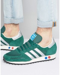 dunkeltürkise Turnschuhe von adidas