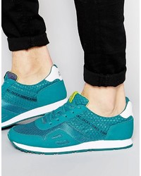 dunkeltürkise Turnschuhe von Jack and Jones