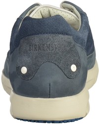 dunkeltürkise Wildleder niedrige Sneakers von Birkenstock