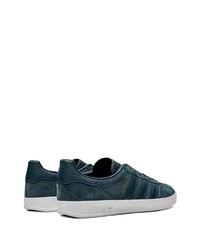 dunkeltürkise Wildleder niedrige Sneakers von adidas