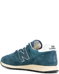 dunkeltürkise Wildleder Turnschuhe von New Balance