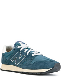 dunkeltürkise Wildleder Turnschuhe von New Balance