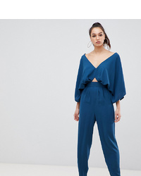 dunkeltürkiser Jumpsuit von Asos Tall