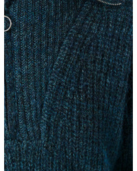 dunkeltürkiser Oversize Pullover von Etoile Isabel Marant