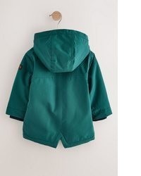 dunkeltürkiser Parka von next