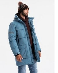 dunkeltürkiser Parka von OMBRE