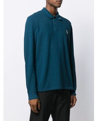 dunkeltürkiser Polo Pullover von PS Paul Smith