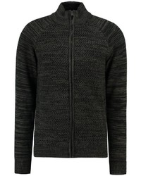 dunkeltürkiser Pullover mit einem Reißverschluß von GARCIA