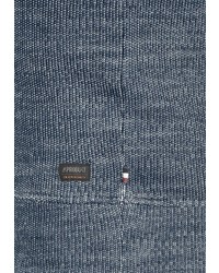 dunkeltürkiser Pullover mit einem Rundhalsausschnitt von Produkt