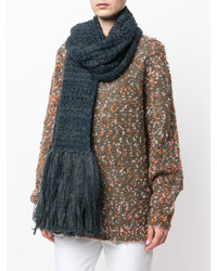 dunkeltürkiser Schal von Isabel Marant