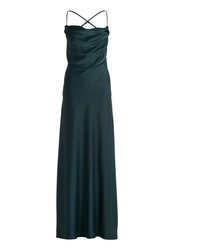 dunkeltürkises Ballkleid von Vera Mont