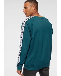 dunkeltürkises bedrucktes Sweatshirt von Kappa