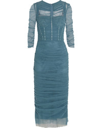 dunkeltürkises Kleid von Dolce & Gabbana