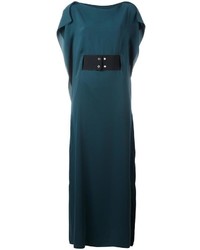dunkeltürkises Kleid von MM6 MAISON MARGIELA
