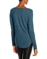 dunkeltürkises Langarmshirt von Vero Moda