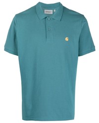 dunkeltürkises Polohemd von Carhartt WIP