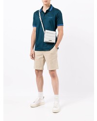 dunkeltürkises Polohemd von Paul Smith