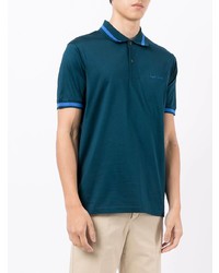 dunkeltürkises Polohemd von Paul Smith