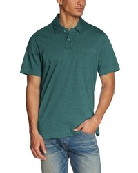 dunkeltürkises Polohemd von Eddie Bauer