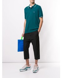 dunkeltürkises Polohemd von Emporio Armani