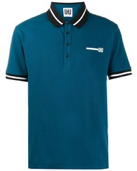 dunkeltürkises Polohemd von Les Hommes Urban