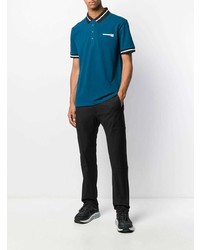 dunkeltürkises Polohemd von Les Hommes Urban