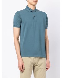 dunkeltürkises Polohemd von Paul Smith