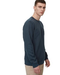 dunkeltürkises Sweatshirt von Marc O'Polo Denim