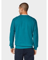 dunkeltürkises Sweatshirt von Tom Tailor Denim