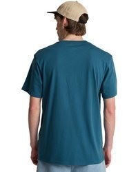 dunkeltürkises T-Shirt mit einem Rundhalsausschnitt von Billabong