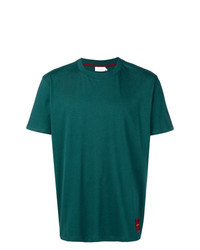 dunkeltürkises T-Shirt mit einem Rundhalsausschnitt von CK Calvin Klein