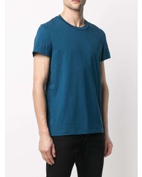 dunkeltürkises T-Shirt mit einem Rundhalsausschnitt von Balmain