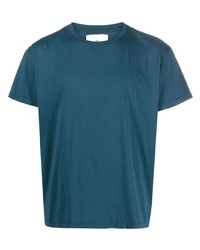 dunkeltürkises T-Shirt mit einem Rundhalsausschnitt von Tagliatore
