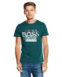 dunkeltürkises T-shirt von Boss Orange