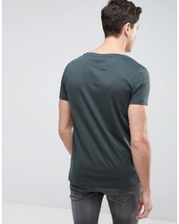 dunkeltürkises T-shirt von Asos