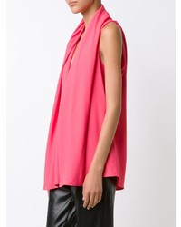 fuchsia ärmelloses Oberteil von Haider Ackermann