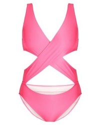fuchsia Badeanzug von Solid & Striped