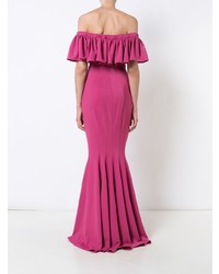 fuchsia Ballkleid von Zac Zac Posen