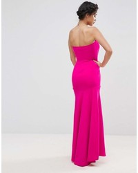 fuchsia Ballkleid