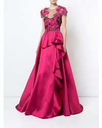 fuchsia Ballkleid von Marchesa Notte