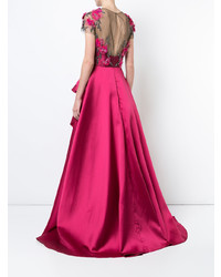 fuchsia Ballkleid von Marchesa Notte