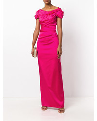 fuchsia Ballkleid von Talbot Runhof