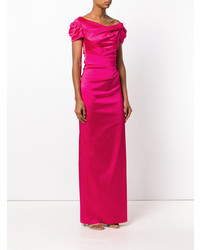 fuchsia Ballkleid von Talbot Runhof