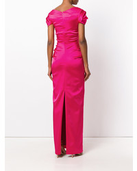 fuchsia Ballkleid von Talbot Runhof