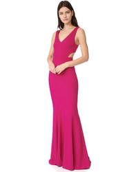 fuchsia Ballkleid von Zac Posen